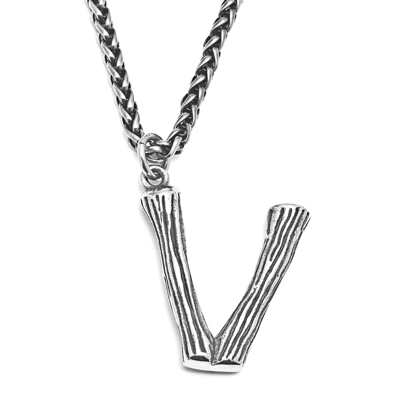 26 English Alphabet Necklace Men's Trendy Men