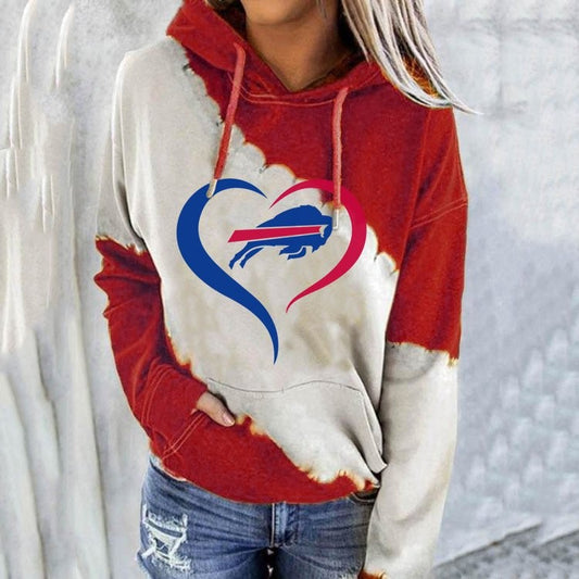 European And American Long-sleeved Hooded Sweater Women.